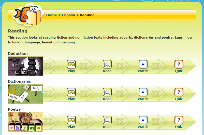 Bitesize KS2 Reading Content ClassConnect
